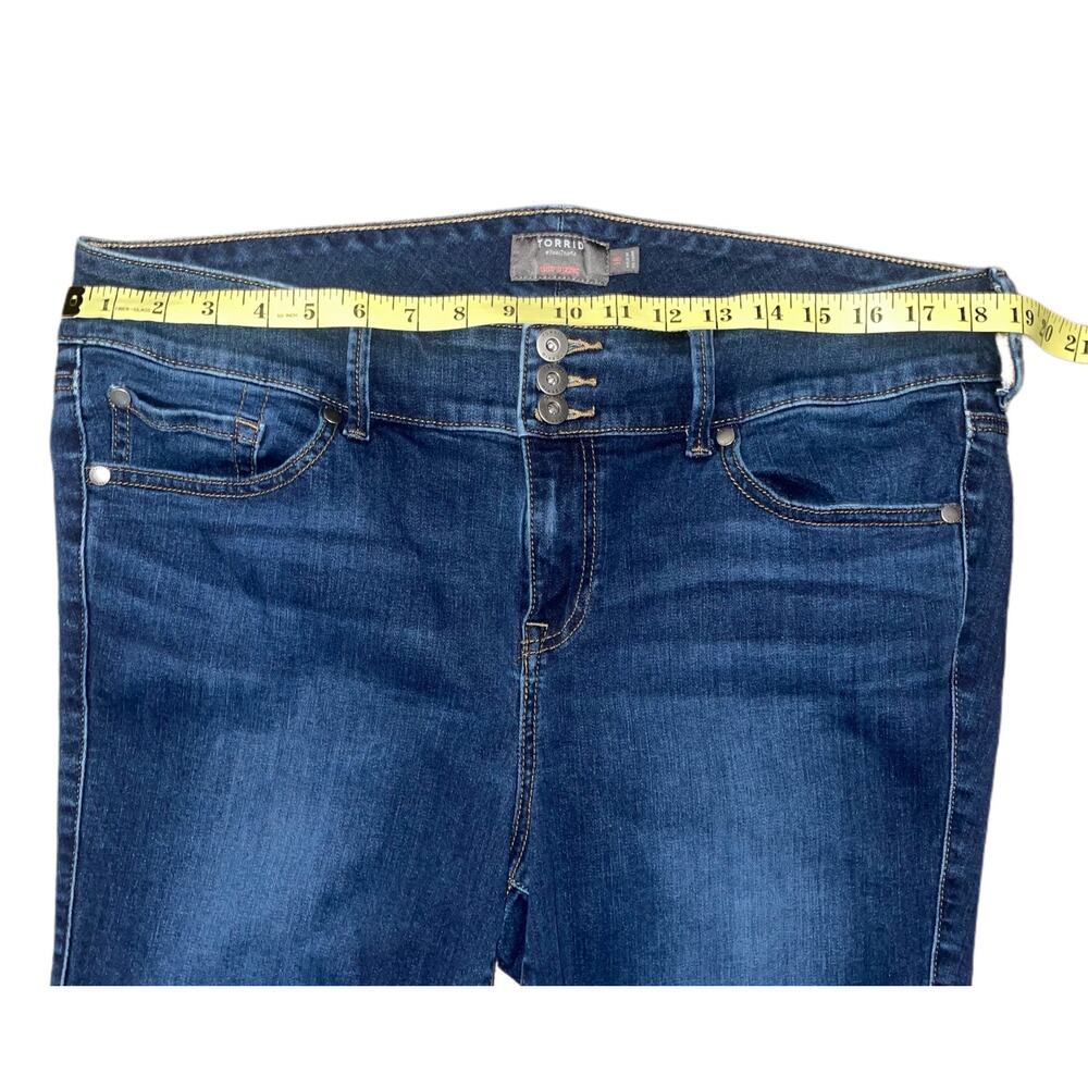 Torrid Women's Crop Jegging Skinny  High-Rise Jeans Size 18 - Picture 4 of 8
